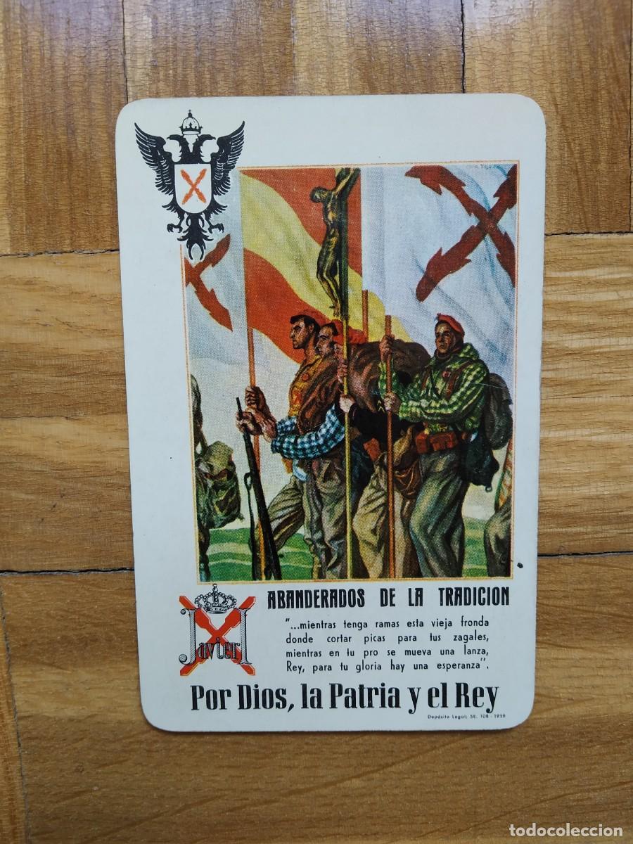 Collezionismo Calendari: CALENDARIO FOURNIER CARLISTA POR DIOS PATRIA Y EL REY A&Ntilde;O 1965 VER FOTOS