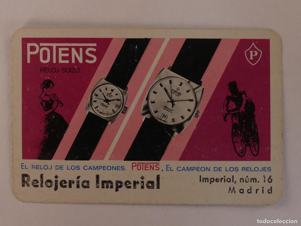 Collectables Calendars: CALENDARIO DE BOLSILLO RELOJES POTENS A&Ntilde;O 1970