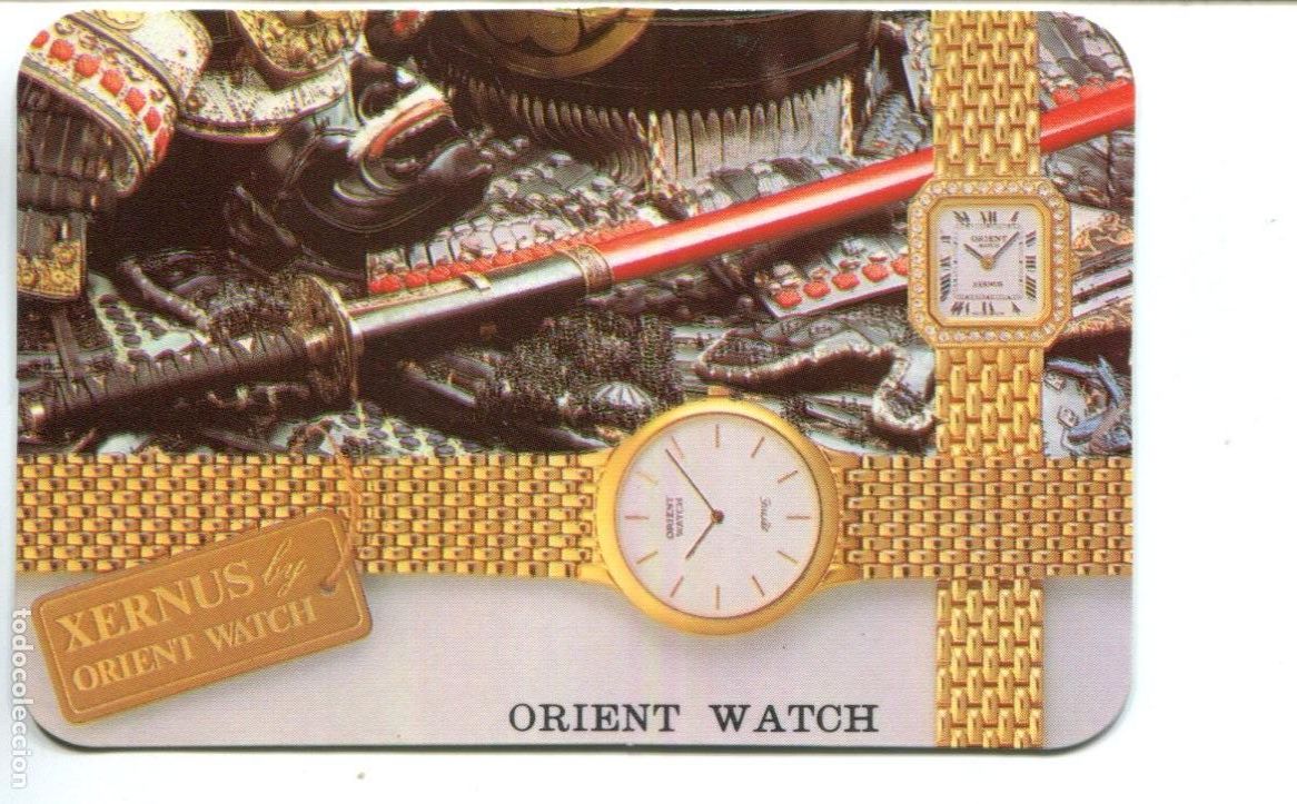 Coleccionismo calendarios: CALENDARIO - ORIENT WATCH - 1992 - PUBLICIDAD DE RELOJES