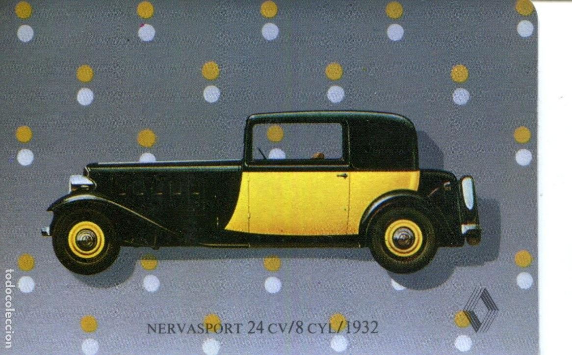 Coleccionismo calendarios: CALENDARIO DE BOLSILLO A&Ntilde;O 1988 COCHE ANTIGUO RENAULT VER FOTO REVERSO