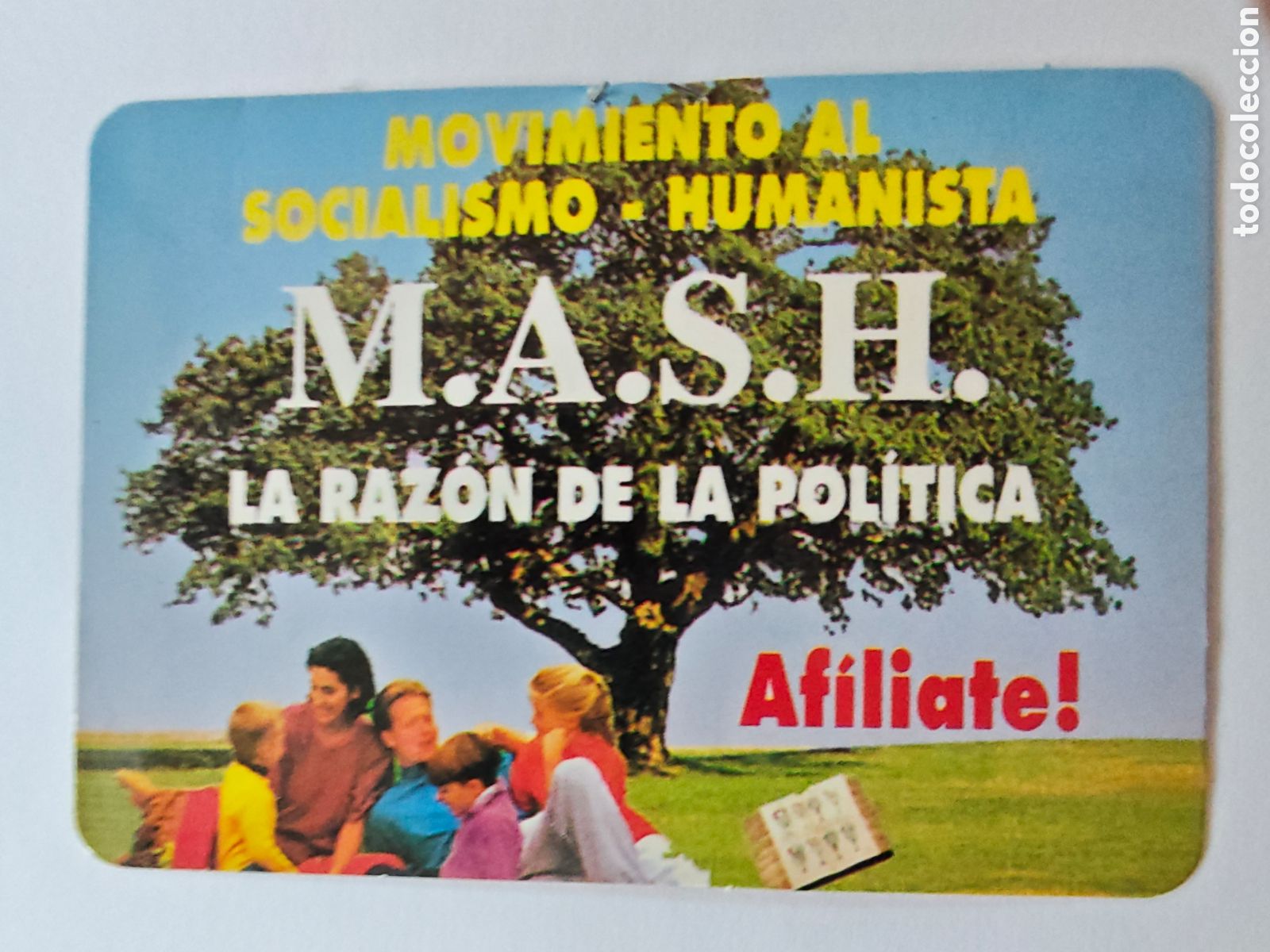 Coleccionismo calendarios: calendario MASH - movimiento al socialismo humanista - 1999 - tdk324p