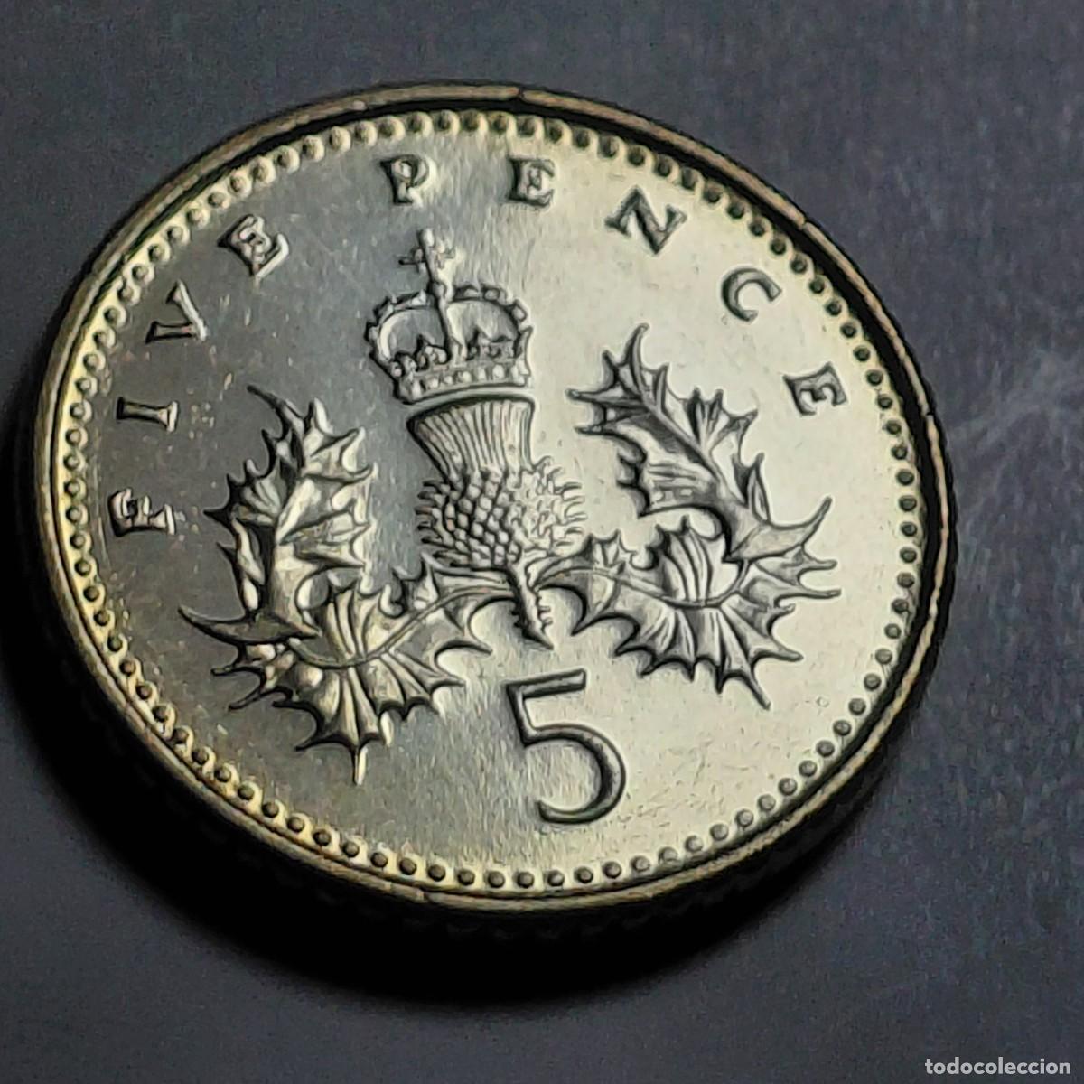 Coleccionismo calendarios: REINO UNIDO - 5 PENCE 1998 KM988