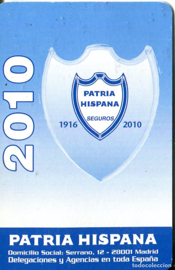 Coleccionismo calendarios: CALENDARIO H. FOURNIER - A&Ntilde;O 2010 - PATRIA HISPANA SEGUROS