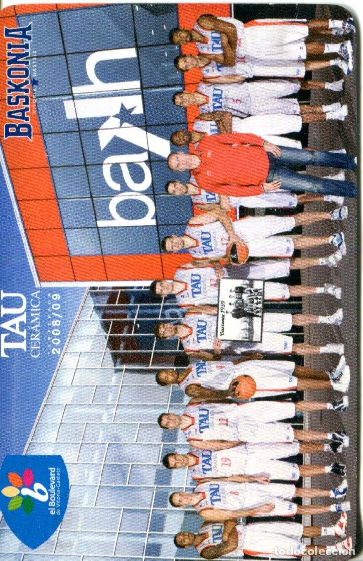 Coleccionismo calendarios: CALENDARIO DE BOLSILLO FOURNIER. A&Ntilde;O 2009 TAU CERAMICA BASKONIA BALONCESTO.