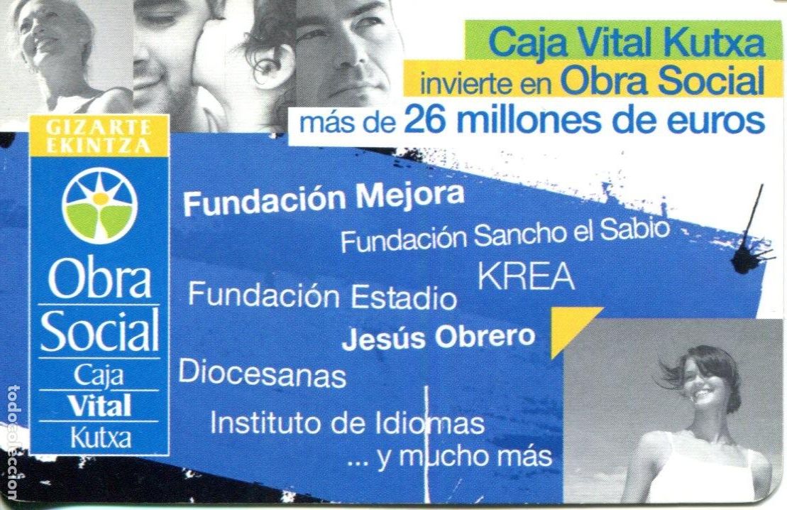 Coleccionismo calendarios: CALENDARIO FOURNIER. CAJA VITAL KUTXA. OBRA SOCIAL EN CASTELLANO. A&Ntilde;O 2009