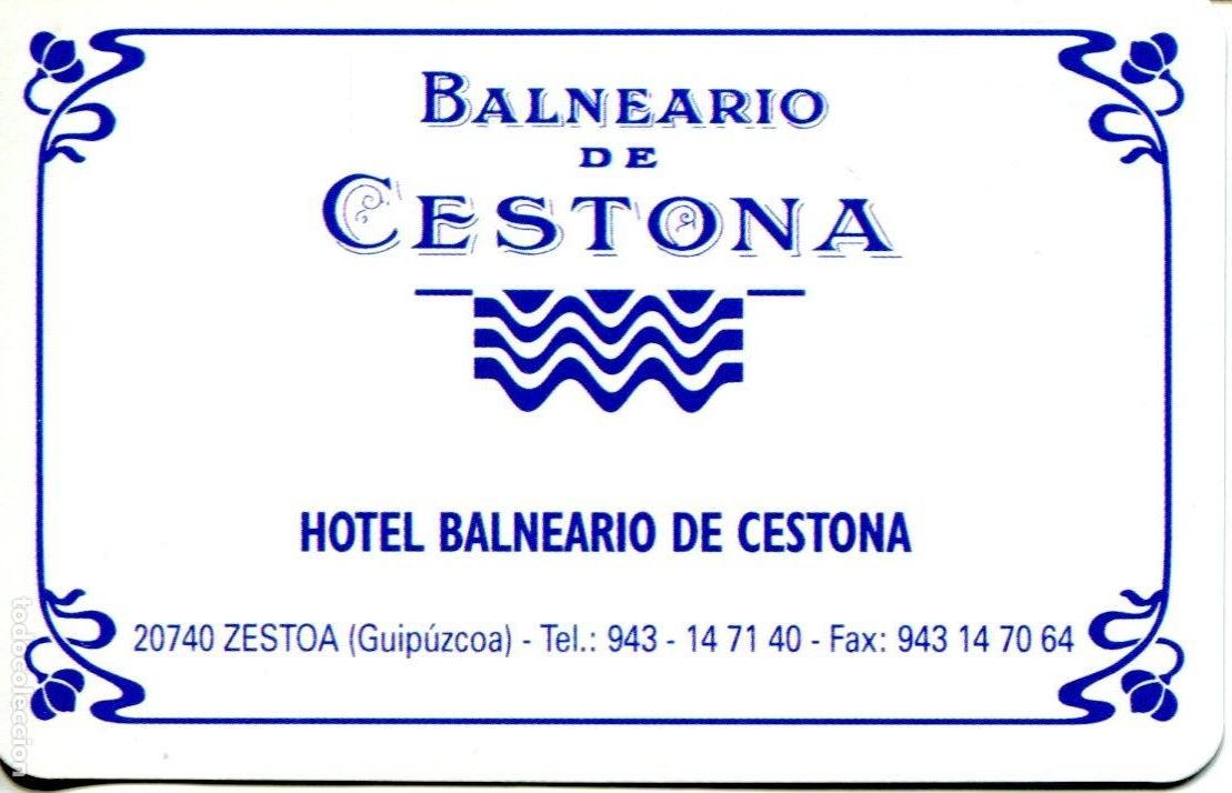 Sammeln von Kalendern: CALENDARIO FOURNIER HOTEL BALNEARIO CESTONA A&Ntilde;O 2000