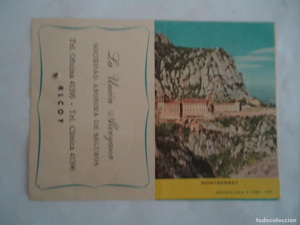 Collectables Calendars: CALENDARIO PUBLICITARIO DE LA UNION ALCOYANA S.A. DE SEGUROS. ALCOY. A&Ntilde;O 1961. PP -13