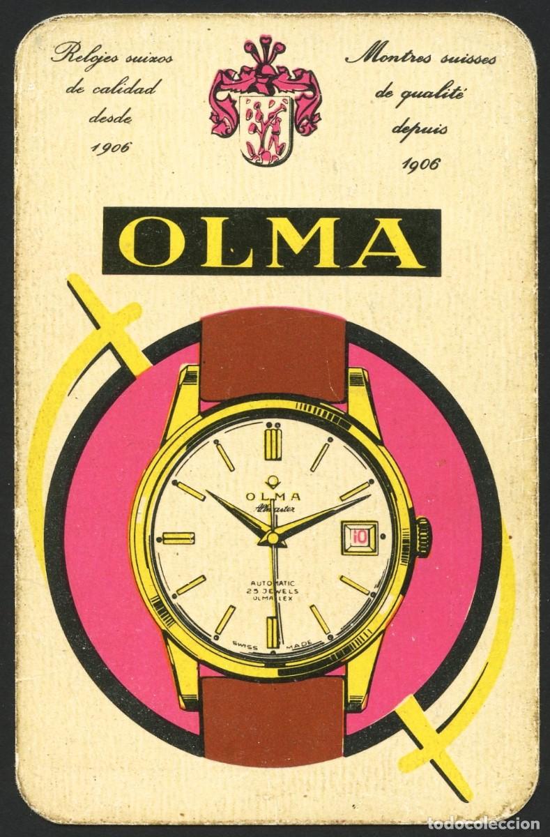 Coleccionismo calendarios: CALENDARIO DE BOLSILLO, RELOJES OLMA, 1960