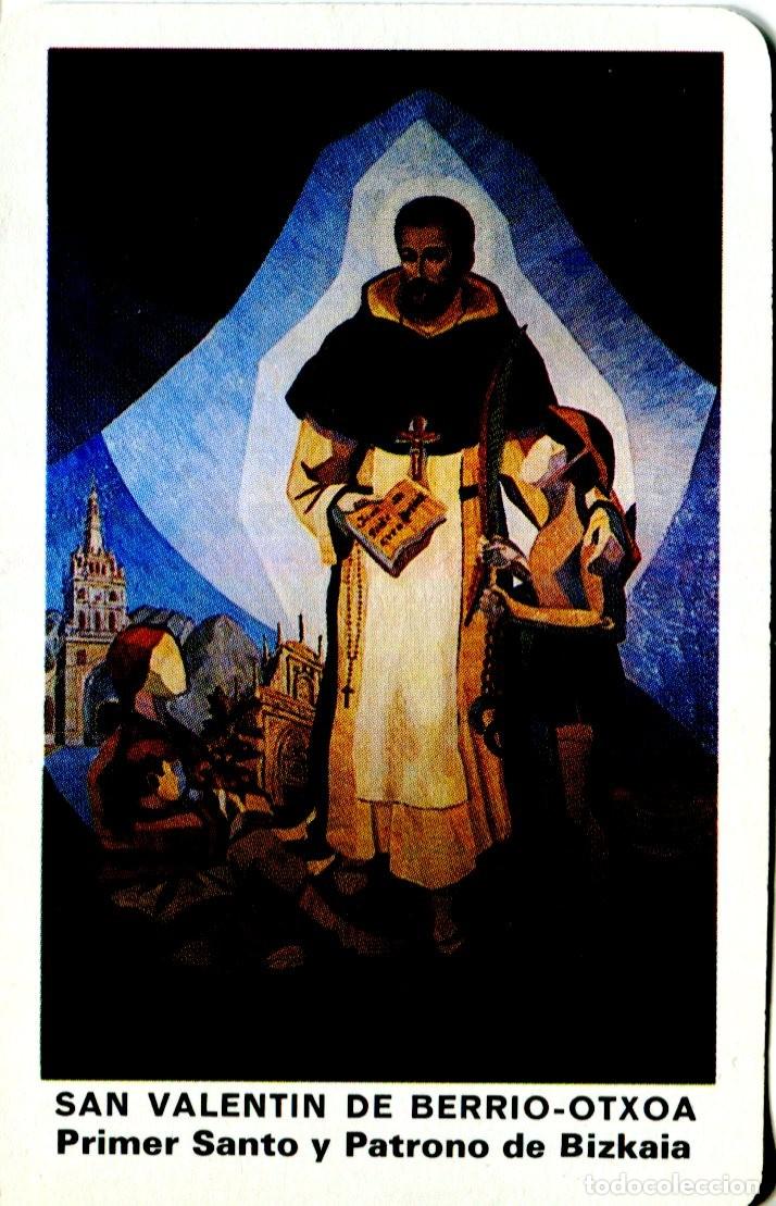 Coleccionismo calendarios: CALENDARIO FOURNIER. SAN VALENTIN DE BERRIO OTXOA. 1989. RELIGIOSO