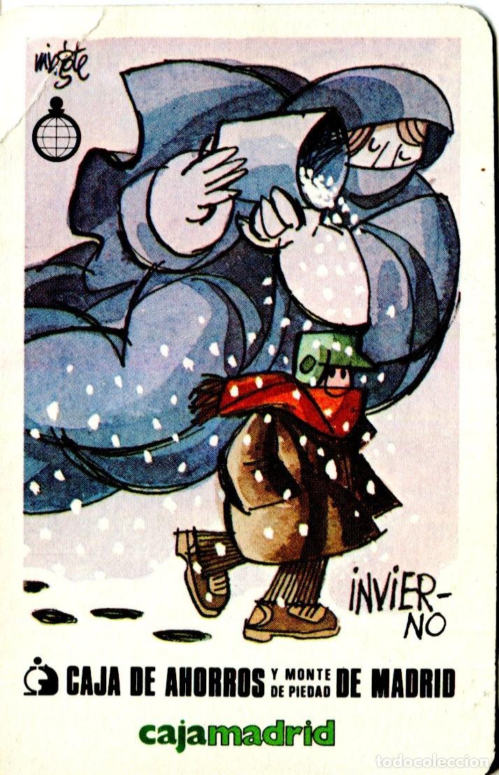 Coleccionismo calendarios: CALENDARIO FOURNIER CAJA DE AHORROS Y MONTE DE PIEDAD DE MADRID. MINGOTE A&Ntilde;O 1985 VER FOTOS
