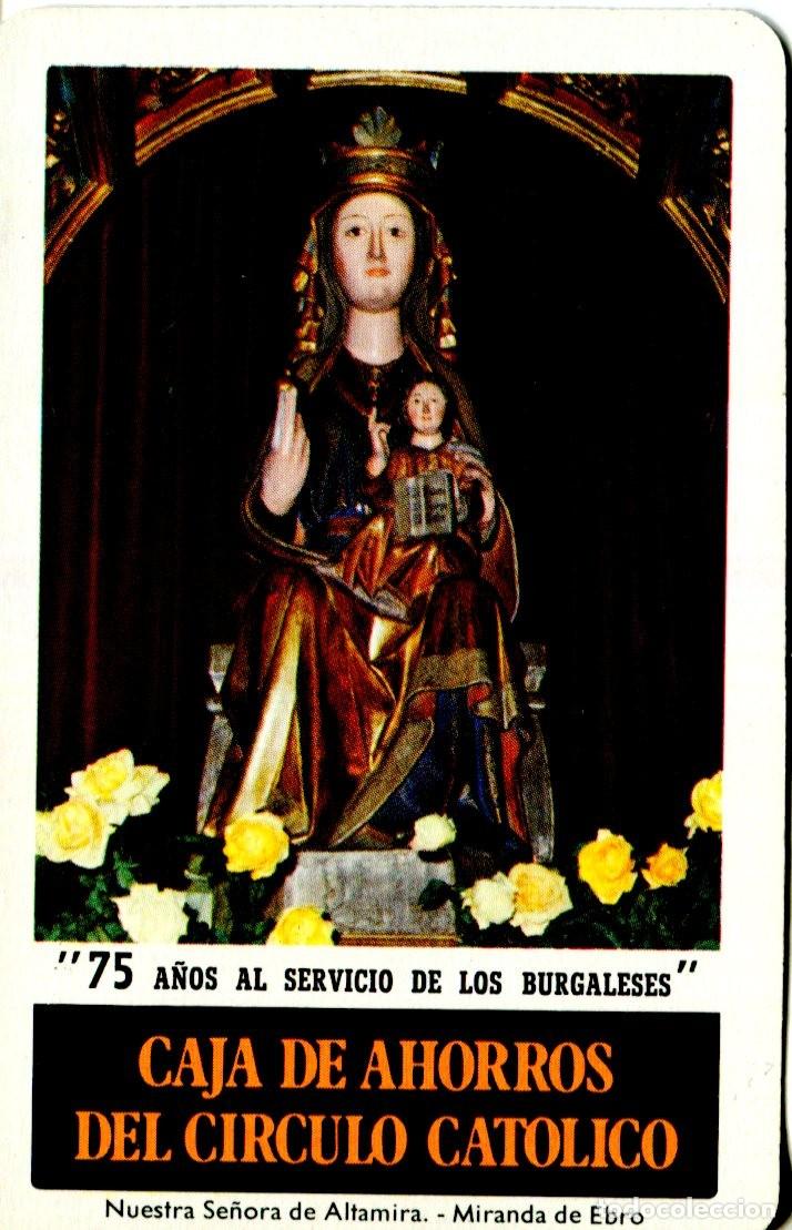 Coleccionismo calendarios: CALENDARIO FOURNIER 1984 CAJA DE AHORROS DEL CIRCULO CATOLICO Ntra. Sra.de Altamira Miranda de Ebro