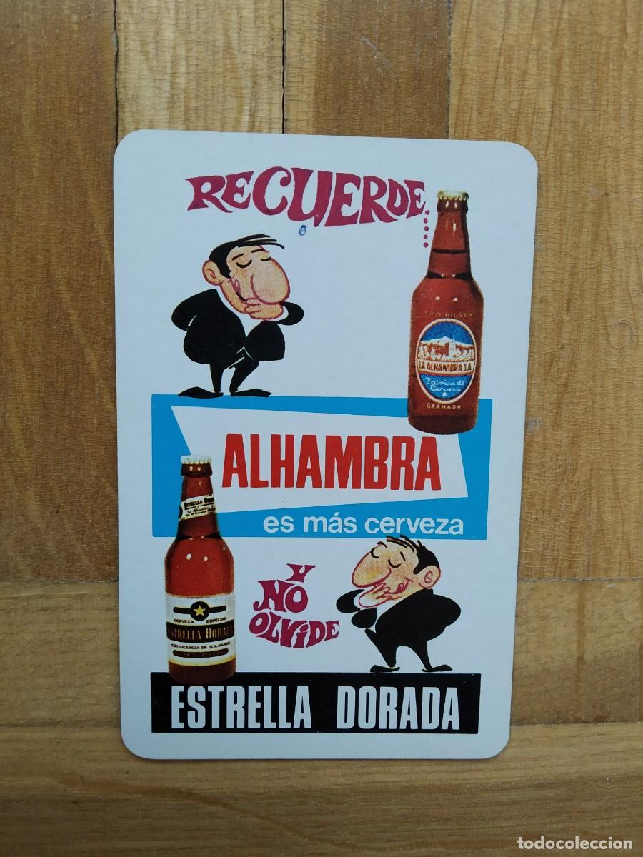 Colecionismo Calend&aacute;rios: CALENDARIO FOURNIER CERVEZAS ALHAMBRA CERVEZA ESTRELLA DORADA A&Ntilde;O 1971 VER FOTOS