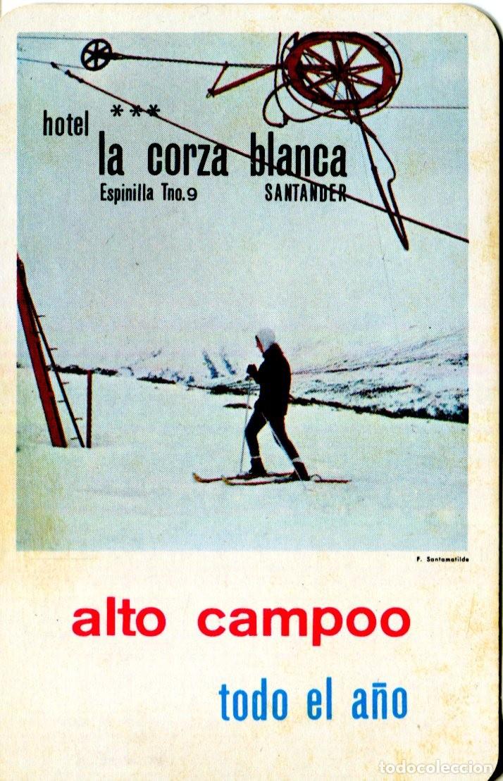 Coleccionismo calendarios: Calendario de H. Fournier 1973 - HOTEL LA CORZA BLANCA (Santander) - ALTO CAMPOO