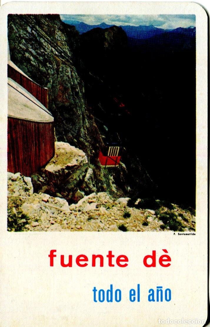 Coleccionismo calendarios: CALENDARIO BOLSILLO - FUENTE D&Eacute; - FOURNIER - A&Ntilde;O 1973 TELESFERICO