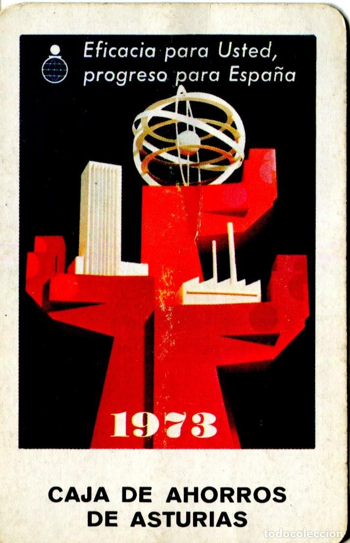 Coleccionismo calendarios: CALENDARIO FOURNIER - CAJA DE AHORROS DE ASTURIAS 1973