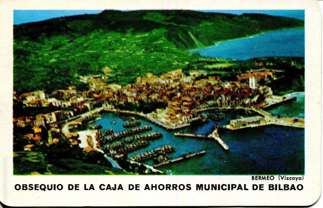 Coleccionismo calendarios: CALENDARIO FOURNIER -1970- CAJA DE AHORROS MUNICIPAL DE BILBAO PUERTO DE BERMEO