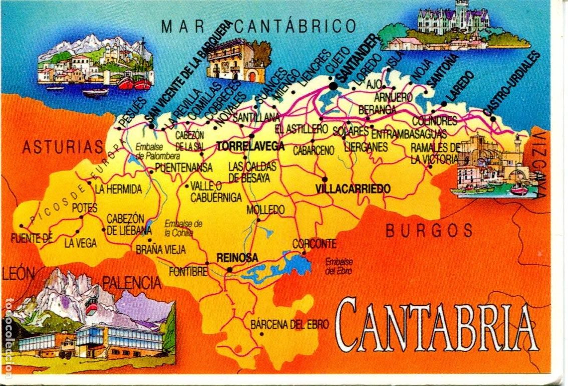 Coleccionismo calendarios: CALENDARIO 2012 MAPA CANTABRIA - ESCUDO DE ORO. COMERCIAL ARACELI EN SANTANDER