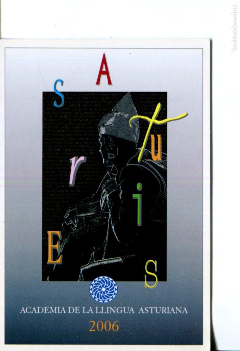Coleccionismo calendarios: CALENDARIO PUBLICITARIO. ACADEMIA DE LA LLINGUA ASTURIANA. A&Ntilde;O 2006