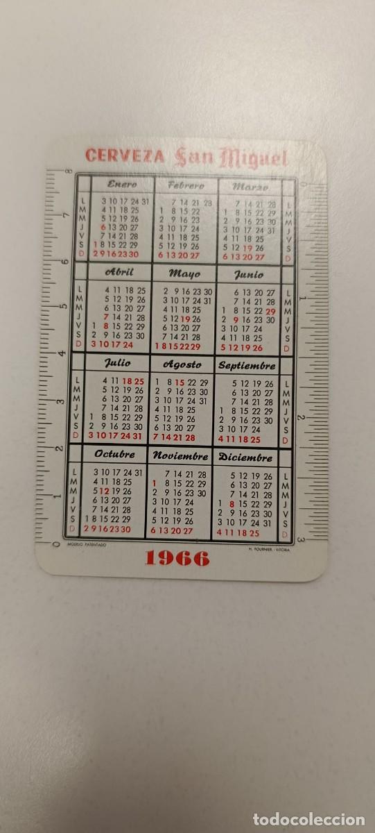 Coleccionismo calendarios: CALENDARIO FOURNIER 1966 - Foto 2