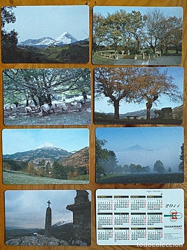 Coleccionismo calendarios: 7 CALENDARIOS EGUZKIGRAF 2011