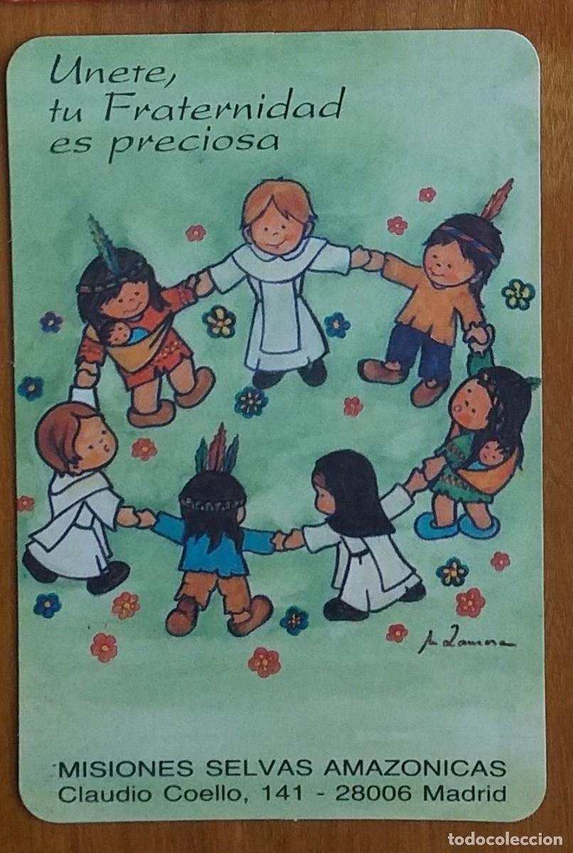 Colecionismo Calend&aacute;rios: CALENDARIO MISIONES SELVAS AMAZONICAS 1992