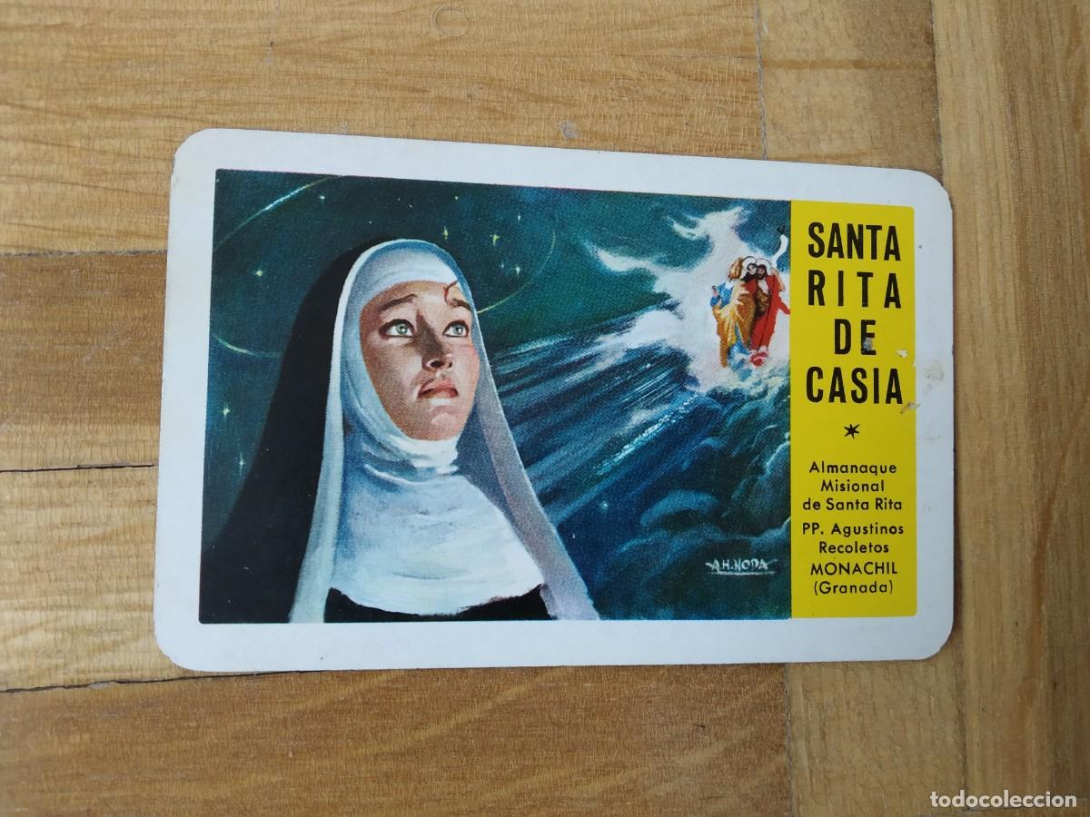 Collectables Calendars: CALENDARIO FOURNIER SANTA RITA DE CASIA A&Ntilde;O 1968 VER FOTOS