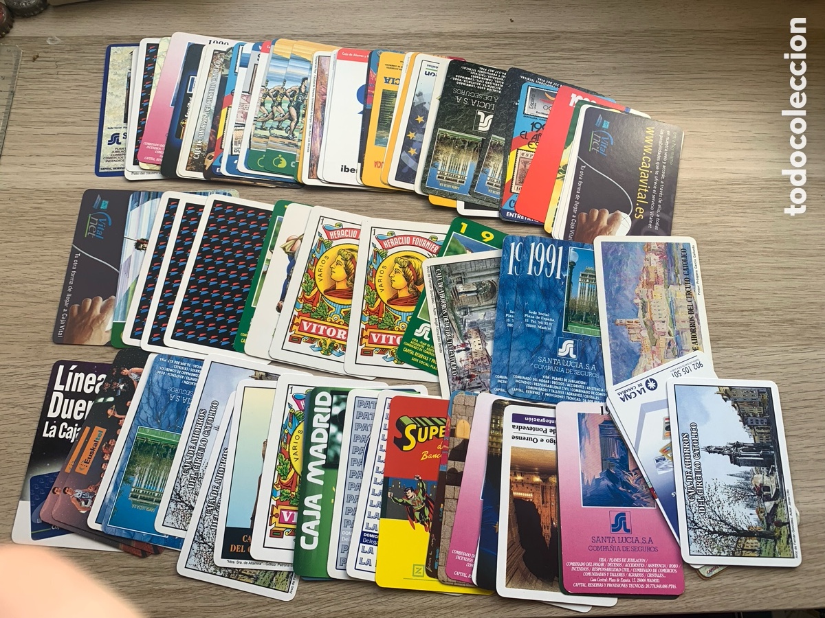 Collectables Calendars: Lote x85 Calendarios de bolsillo Fournier 1990-2002