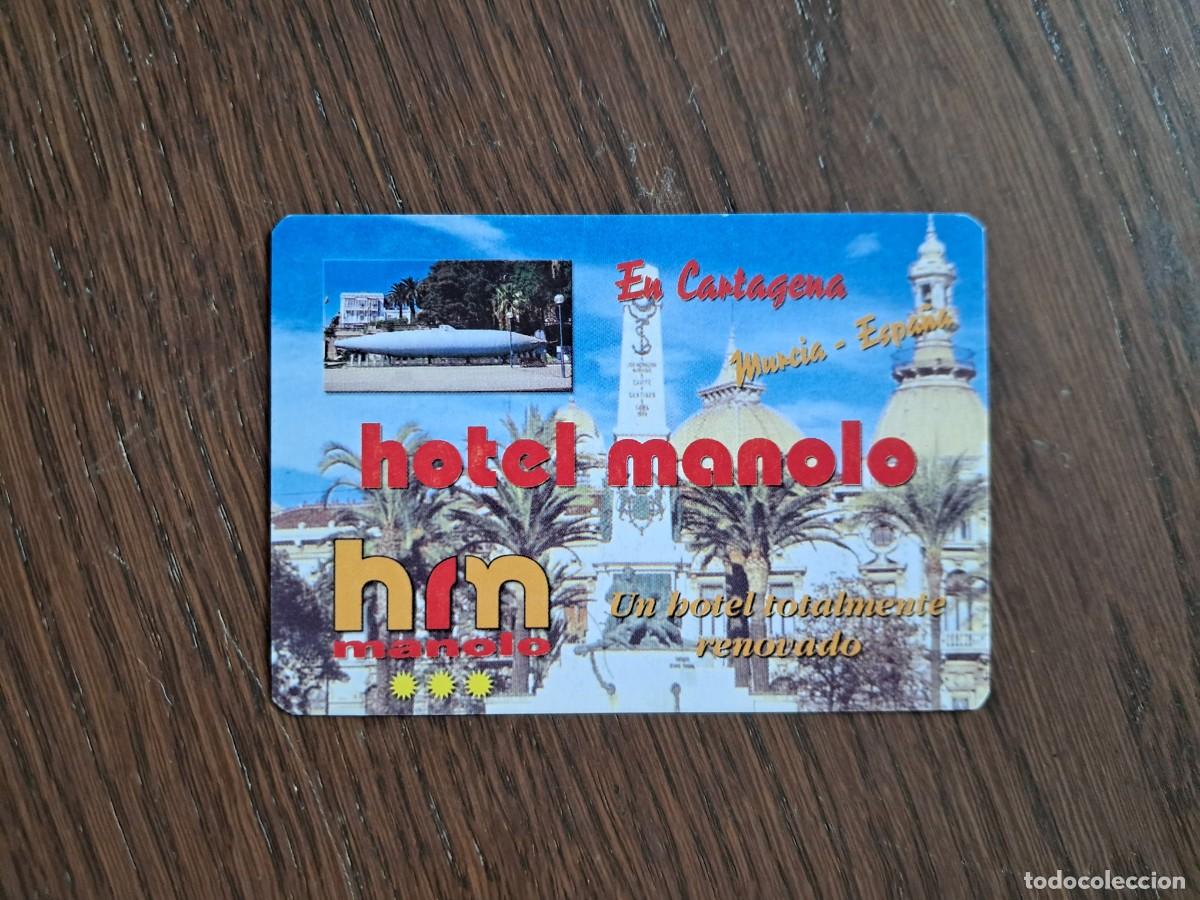 Coleccionismo calendarios: calendario de publicidad, Hotel Manolo, Cartagena, a&ntilde;o 2001.