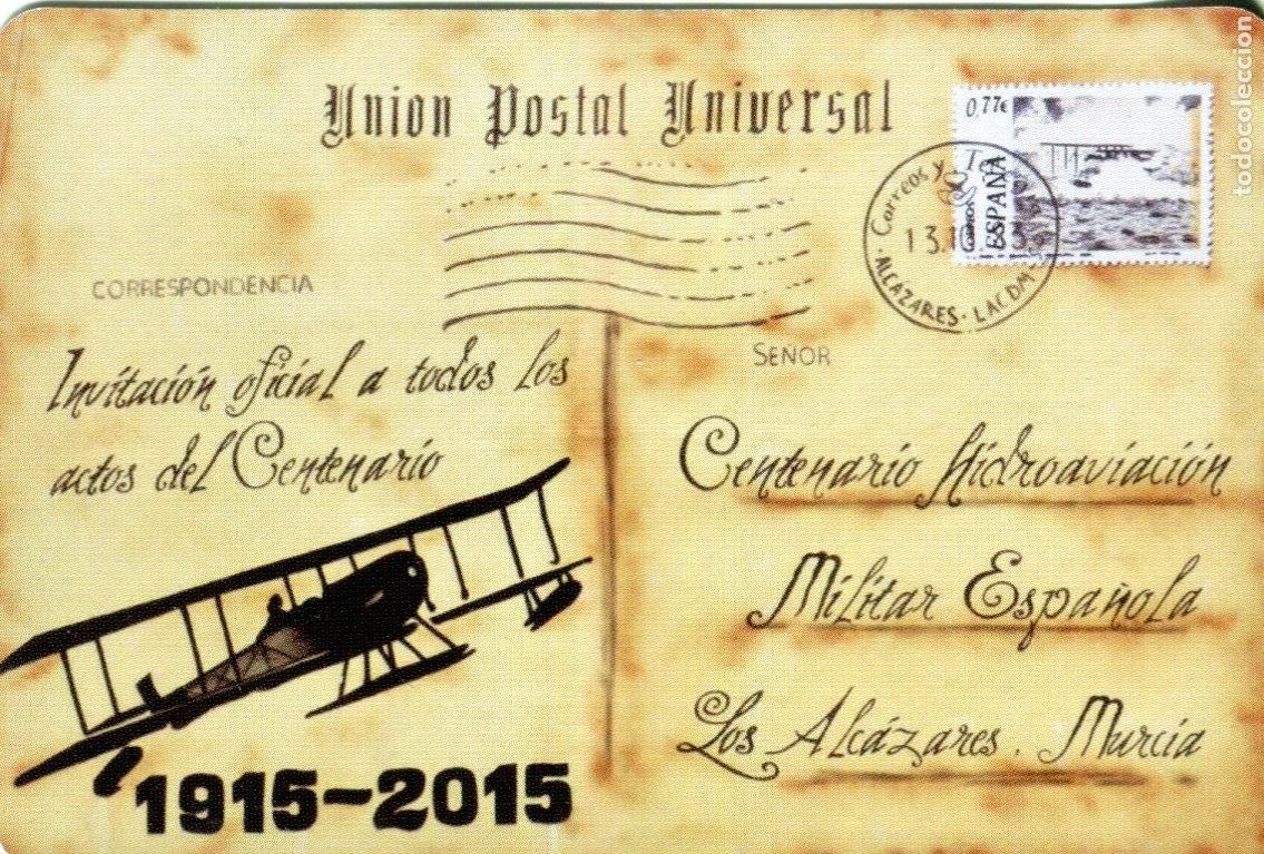 Coleccionismo calendarios: CALENDARIO 2015 - CENTENARIO DE LA HIDROAVIACION MILITAR ESPA&Ntilde;OLA. LOS ALCAZARES (MURCIA)