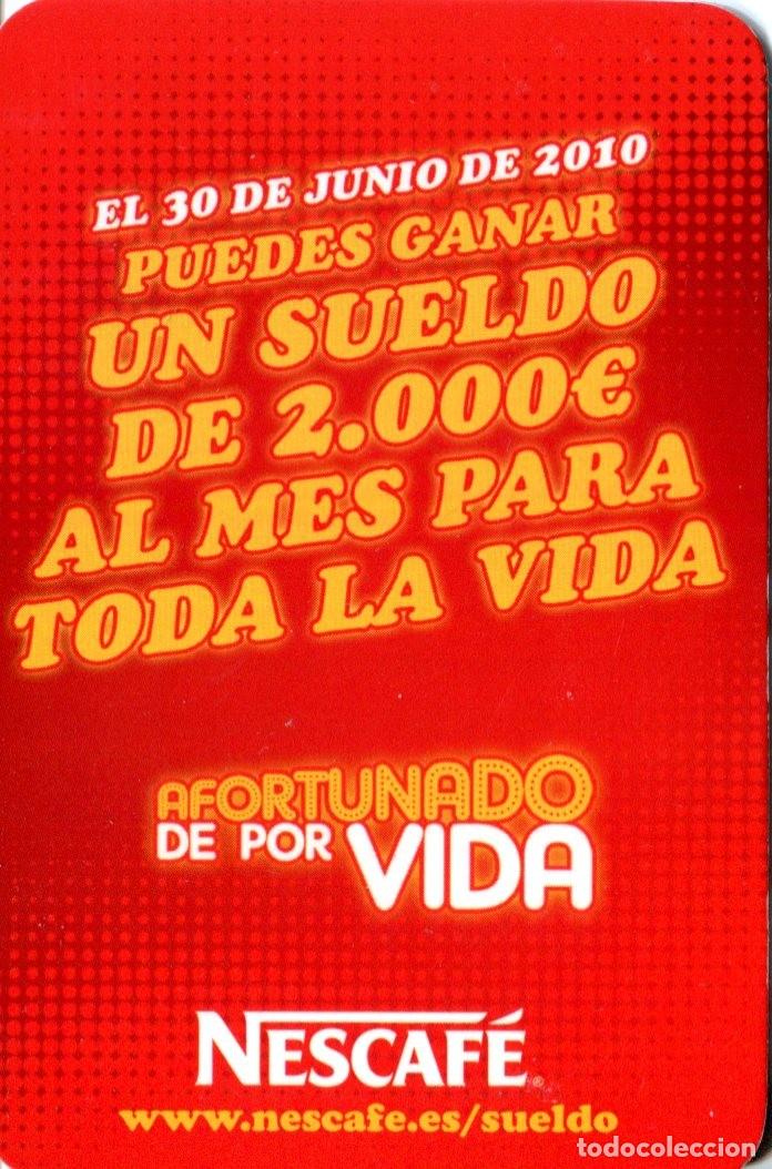 Coleccionismo calendarios: CALENDARIO PUBLICIDAD - CAFE - NESCAFE - A&Ntilde;O 2010