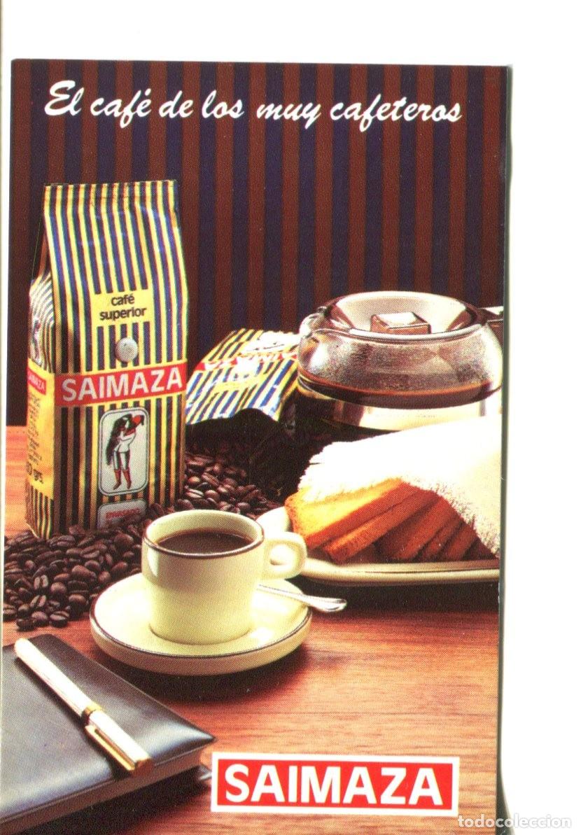 Coleccionismo calendarios: CALENDARIO A&Ntilde;O 1985. CAF&Eacute; SAIMAZA. TAZA, CAFETERA, DESAYUNO.