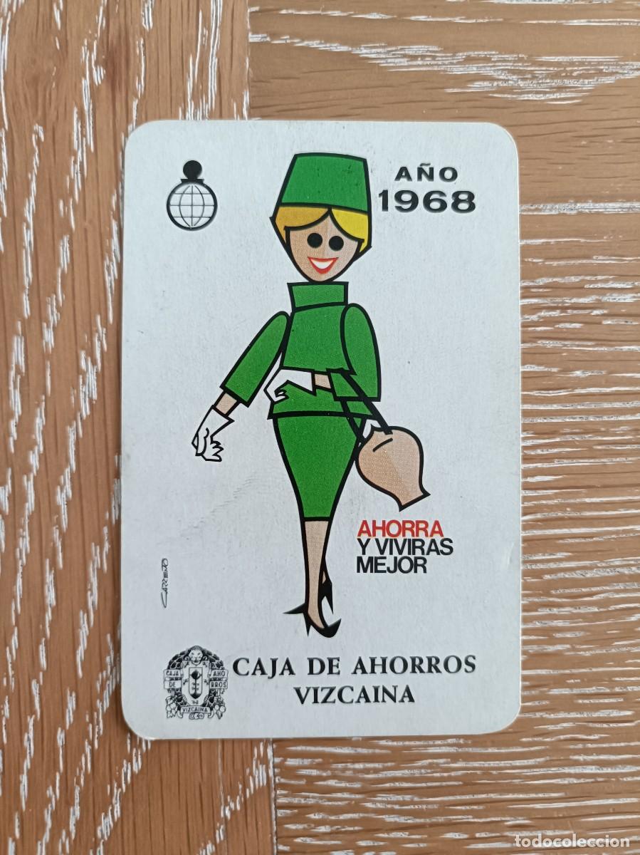 Colecionismo Calend&aacute;rios: CALENDARIO BOLSILLO - A&Ntilde;O 1968 - FOURNIER - CAJA DE AHORROS VIZCAINA