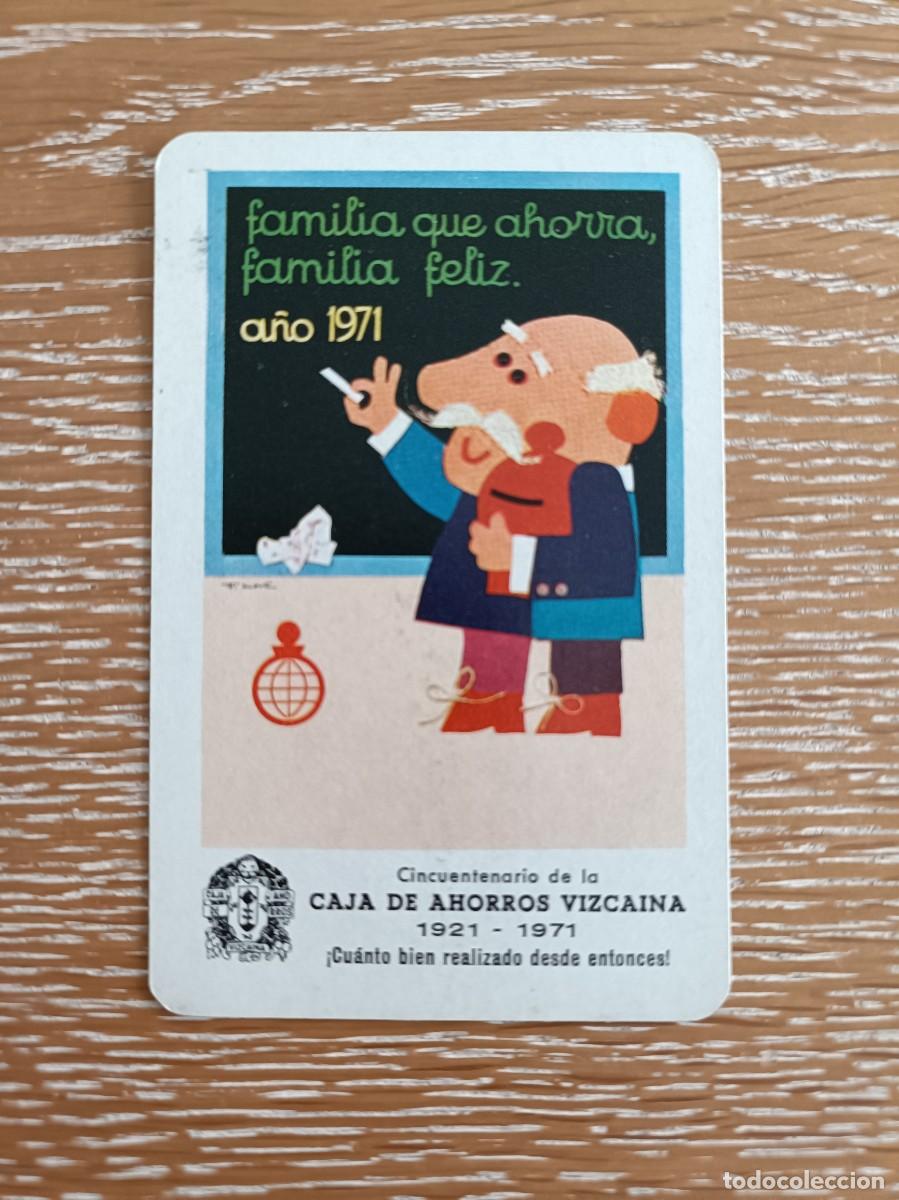 Collezionismo Calendari: CALENDARIO BOLSILLO - A&Ntilde;O 1971 - FOURNIER - CAJA DE AHORROS VIZCAINA