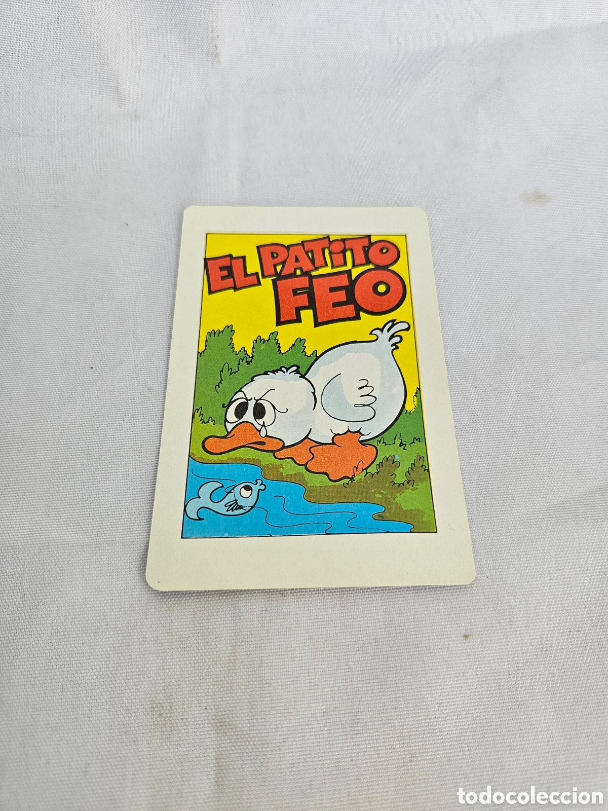 Coleccionismo calendarios: CALENDARIO CUENTO EL PATITO FEO. NAIPES COMAS. 1986