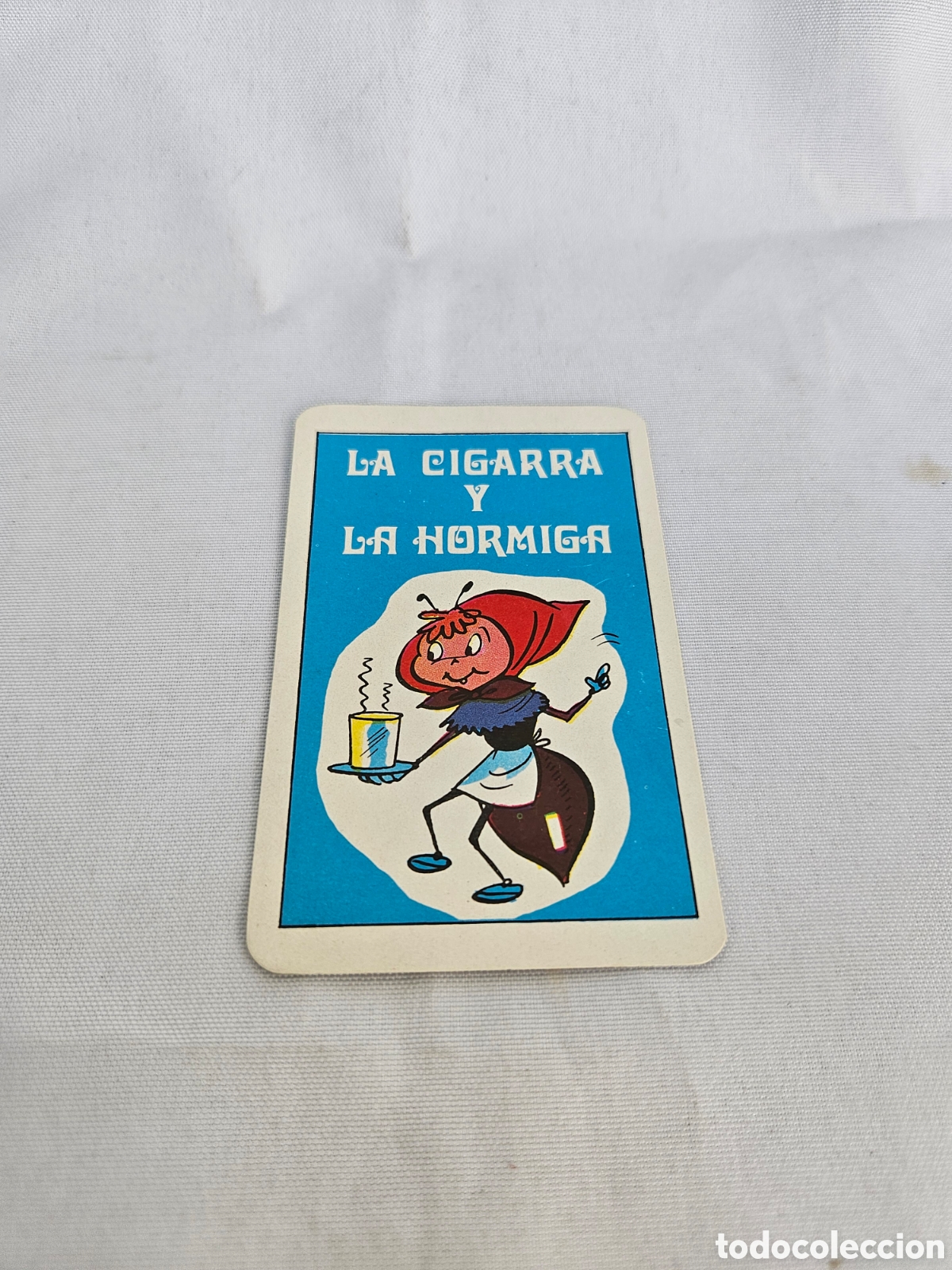 Sammeln von Kalendern: CALENDARIO CUENTO LA CIGARRA Y LA HORMIGA. NAIPES COMAS. 1976