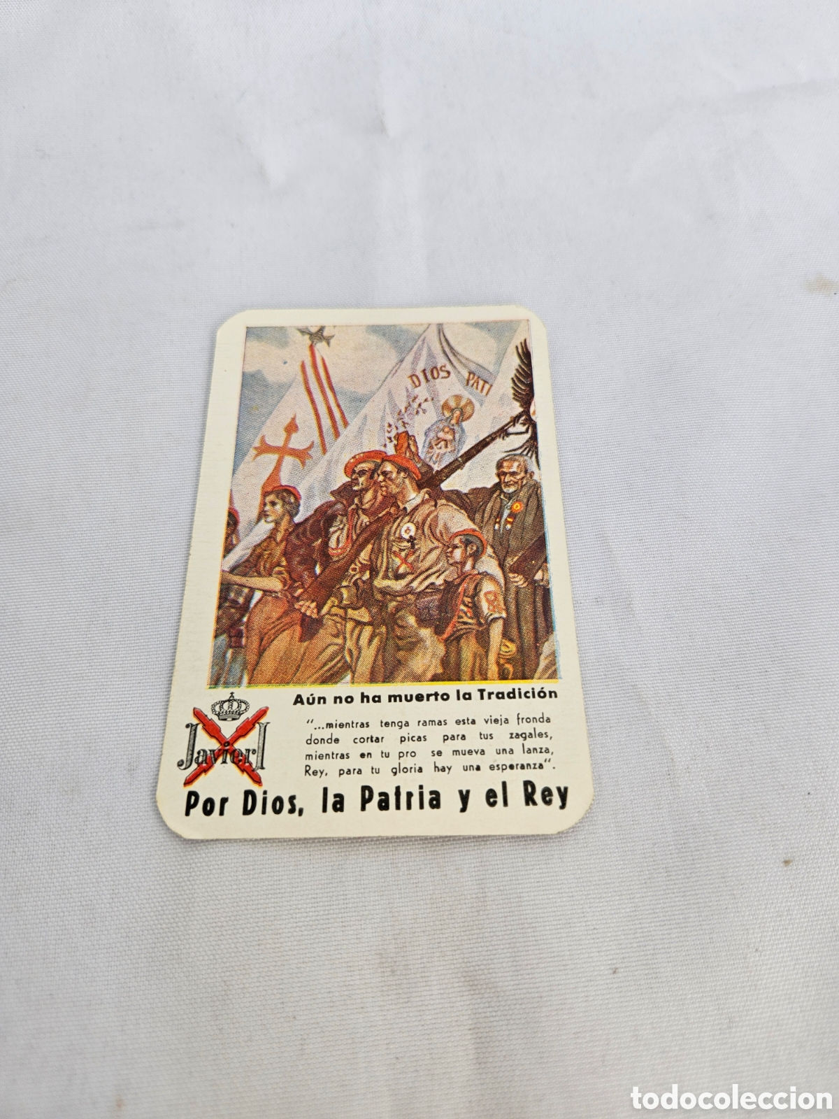 Collectionnisme Calendriers: CALENDARIO POLITICA JAVIER I. 1970 . POR DIOS, LA PATRIA Y EL REY