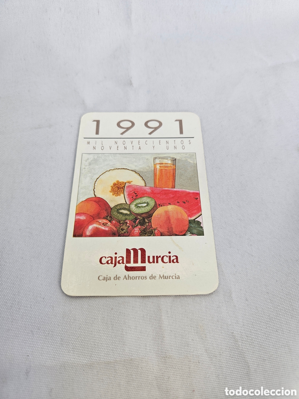 Coleccionismo calendarios: CALENDARIO PUBLICIDAD CAJA MURCIA 1991