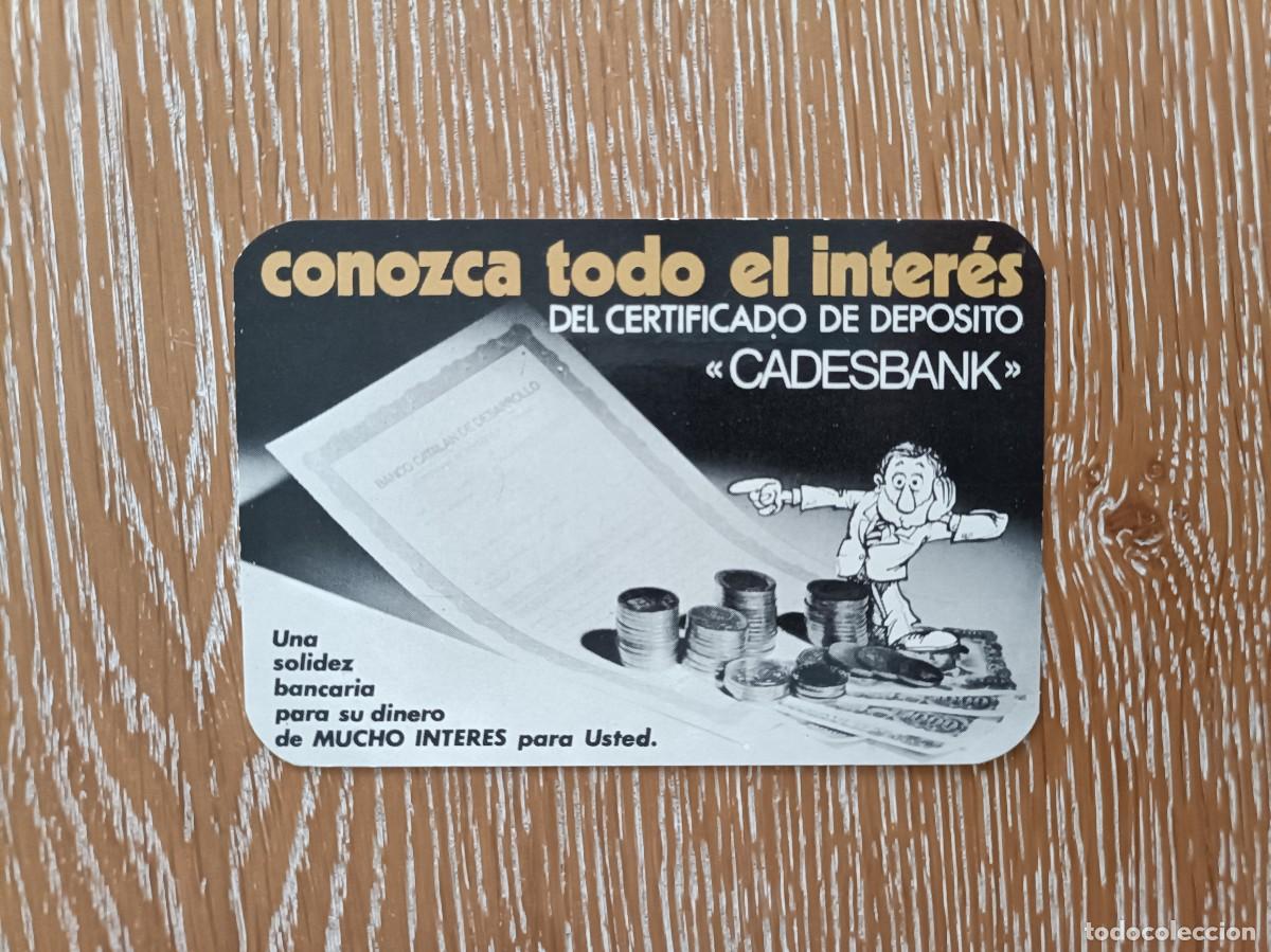 Colecionismo Calend&aacute;rios: CALENDARIO BOLSILLO - A&Ntilde;O 1979 - BANCO CATAL&Aacute;N DE DESARROLLO - CADESBANK - CAJA