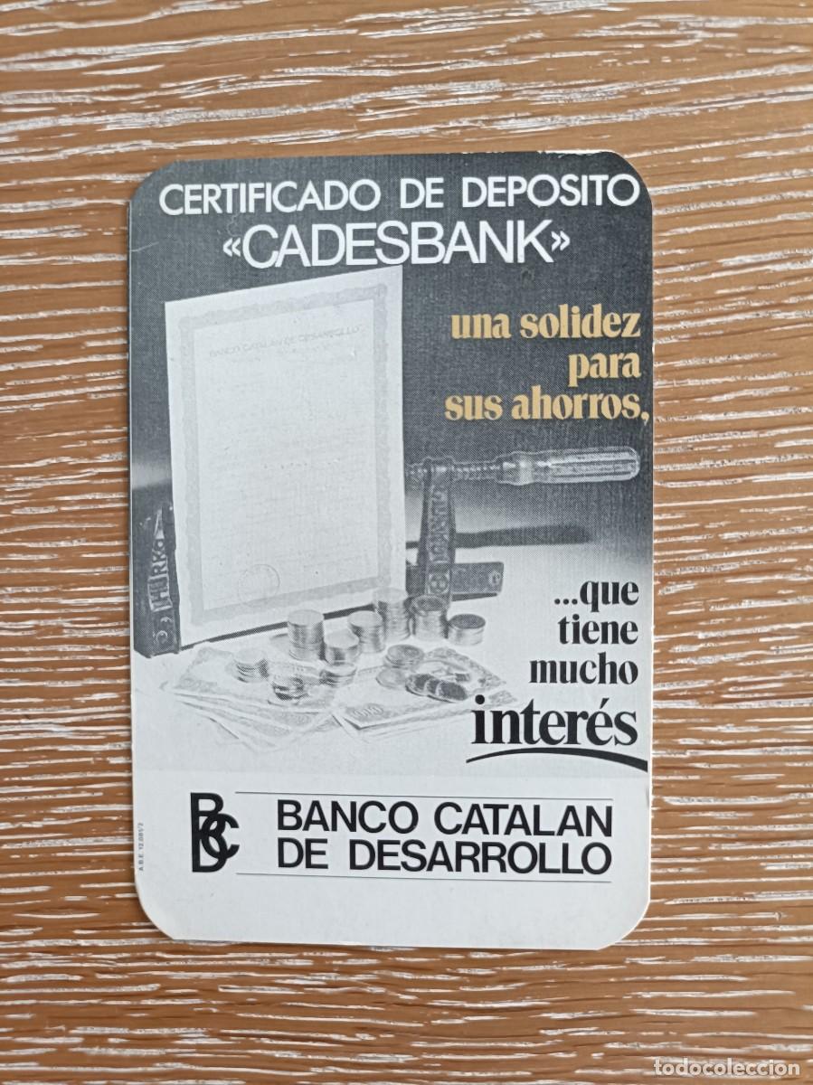 Colecionismo Calend&aacute;rios: CALENDARIO BOLSILLO - A&Ntilde;O 1979 - BANCO CATAL&Aacute;N DE DESARROLLO - CADESBANK - CAJA