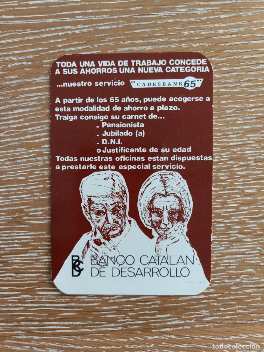 Colecionismo Calend&aacute;rios: CALENDARIO BOLSILLO - A&Ntilde;O 1979 - BANCO CATAL&Aacute;N DE DESARROLLO - CADESBANK - CAJA
