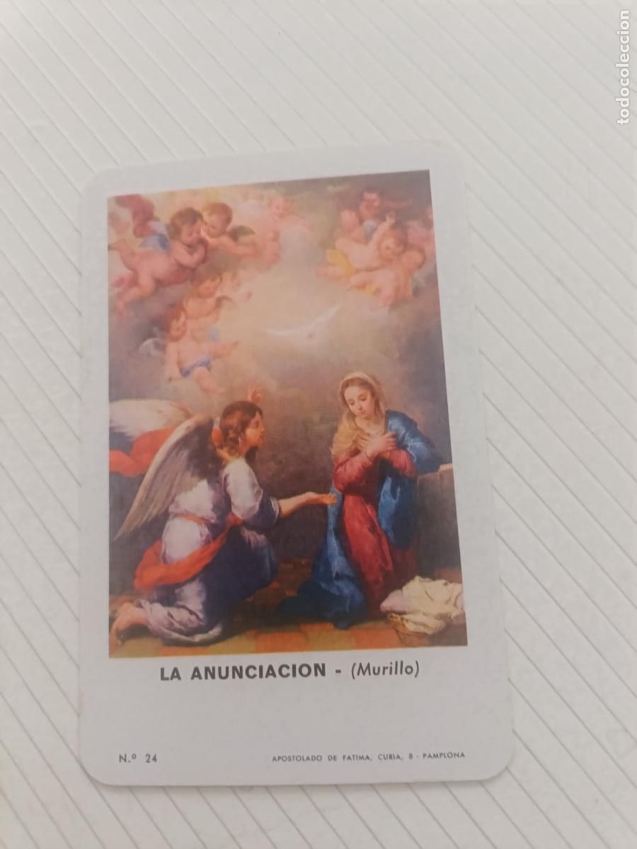 Coleccionismo calendarios: calendario Fournier de bolsillo. Murillo. La Anunciaci&oacute;n. A&ntilde;o 1973, impecable