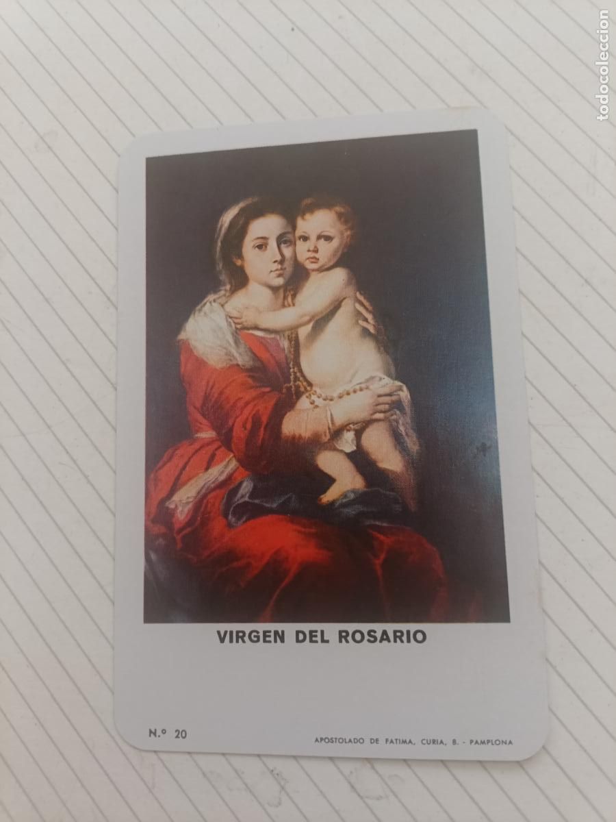 Coleccionismo calendarios: Calendario Fournier 1974, Virgen del Rosario
