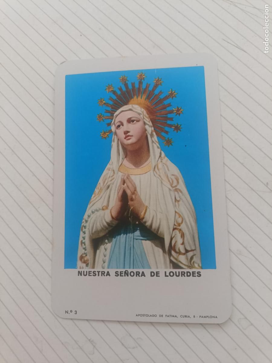 Coleccionismo calendarios: CALENDARIO FOURNIER 1973 NUESTRA SE&Ntilde;ORA DE LOURDES