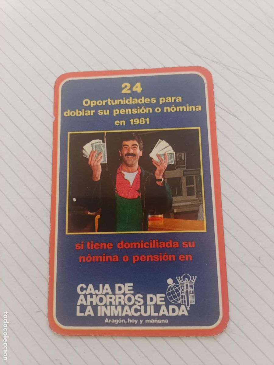 Coleccionismo calendarios: CALENDARIO PUBLICITARIO. CAJA DE AHORROS DE LA INMACULADA. A&Ntilde;O 1981