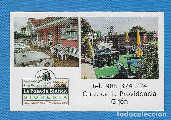 Coleccionismo calendarios: CALENDARIO DE BOLSILLO A&Ntilde;O 2007 HOSTELER&Iacute;A - SIDRER&Iacute;A LA POSADA BLANCA - GIJ&Oacute;N - VER FOTO REVERSO