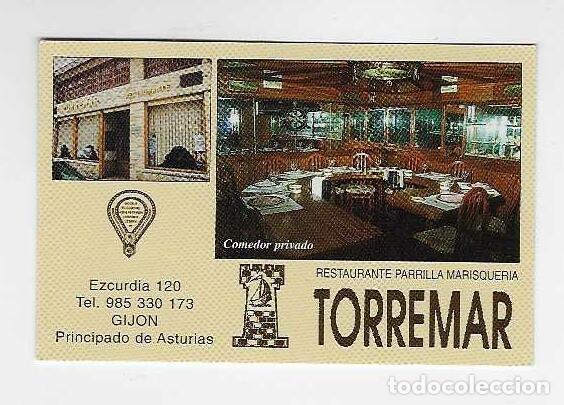 Coleccionismo calendarios: CALENDARIO DE BOLSILLO A&Ntilde;O 2007 HOSTELER&Iacute;A - RESTAURANTE TORREMAR - GIJ&Oacute;N - VER FOTO REVERSO