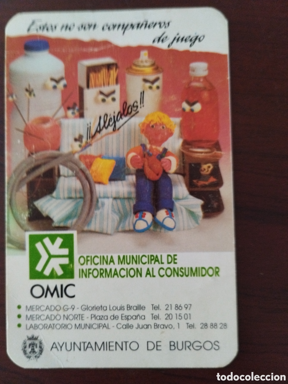 Sammeln von Kalendern: Calendario omic ayuntamiento de burgos a&ntilde;o 1992