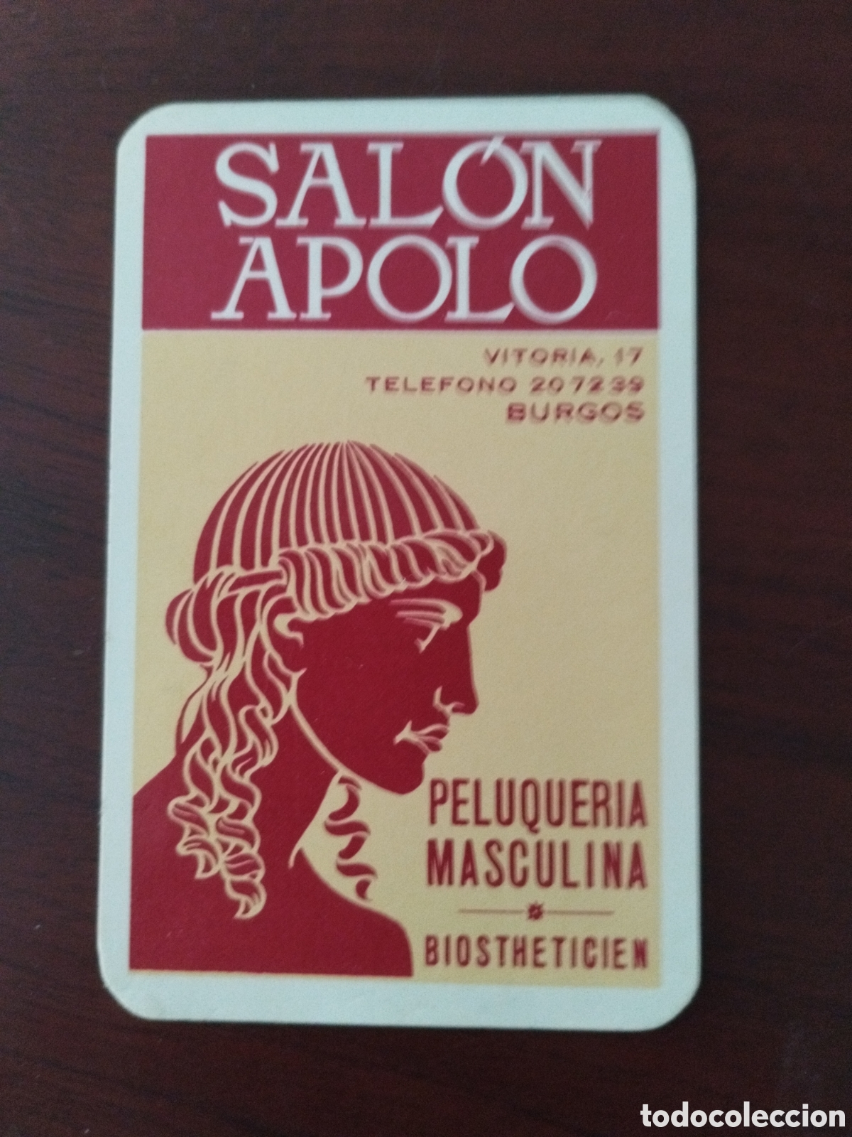 Collezionismo Calendari: Calendario de peluquer&iacute;a Apolo de burgos a&ntilde;o 1975
