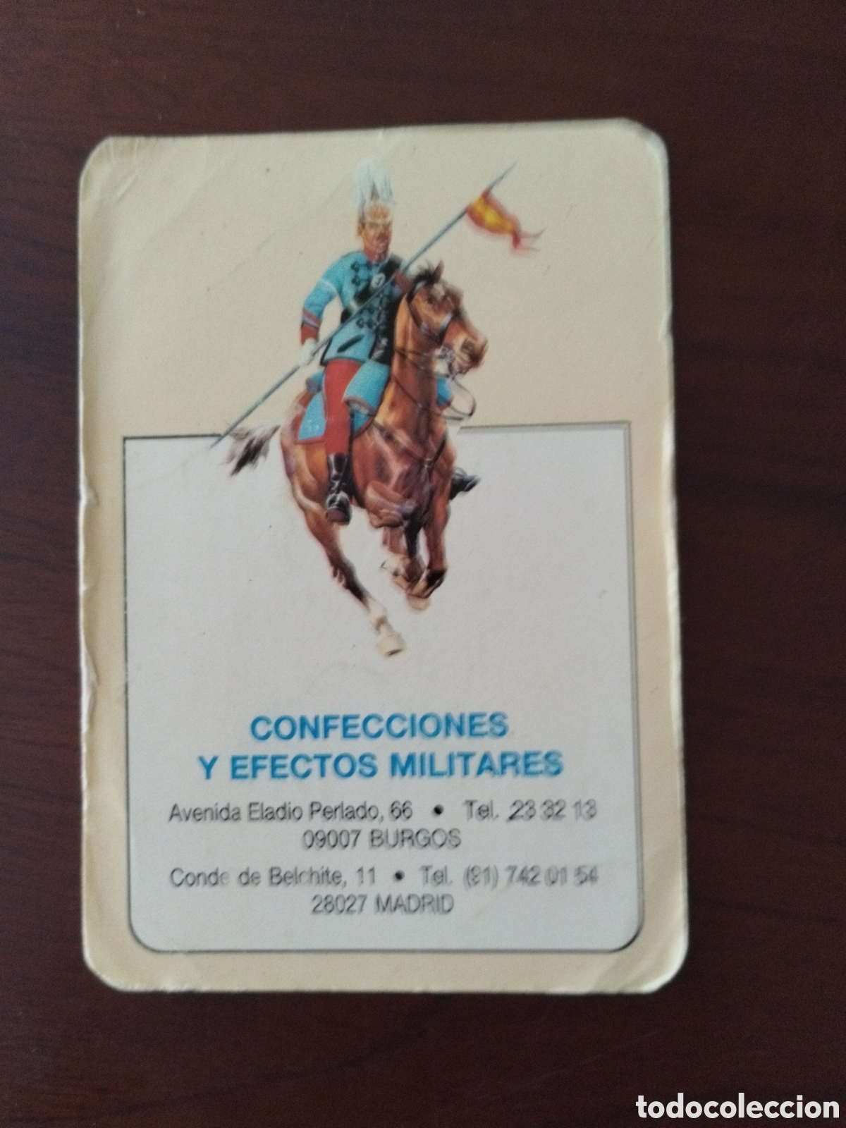 Collezionismo Calendari: Calendario confecci&oacute;nes militares a&ntilde;o 1991