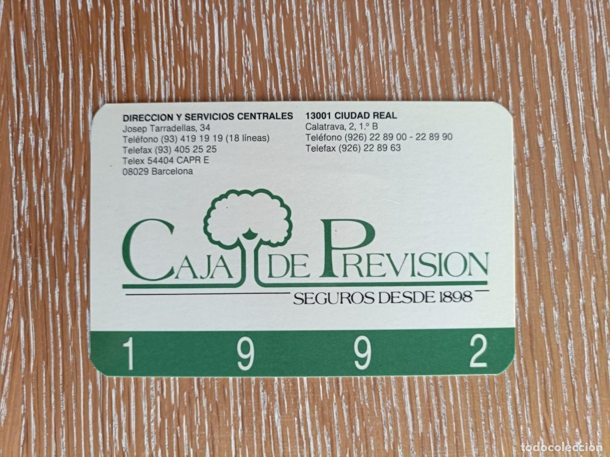 Collezionismo Calendari: CALENDARIO BOLSILLO - A&Ntilde;O 1992 - CAJA DE PREVISI&Oacute;N - SEGUROS